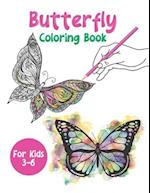 Butterfly Coloring Book For Kids 3-6