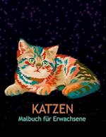 Katzen Malbuch für Erwachsene