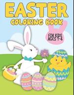 Easter Coloring Book: For Kids Ages 1-4 