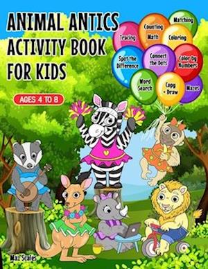 Animal Antics Activity Book For Kids