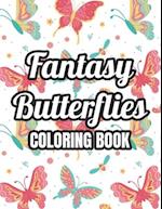 Fantasy Butterflies Coloring Book