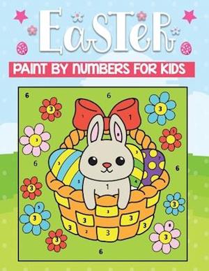 Easter paint by numbers for kids