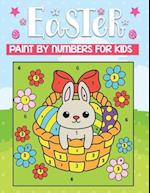 Easter paint by numbers for kids