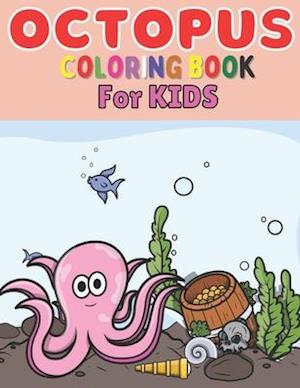 Octopus coloring book for kids