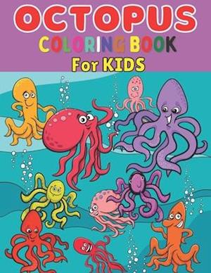 Octopus coloring book for kids