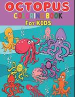 Octopus coloring book for kids