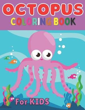 Octopus coloring book for kids