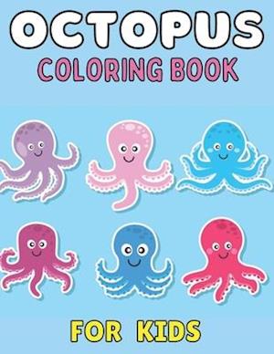 Octopus coloring book for kids