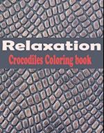 Relaxation crocodiles coloring book