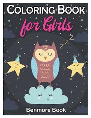 Coloring Book for Girls: For Kids Ages 4-8