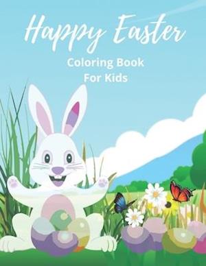 Happy Easter Coloring Book for Kids