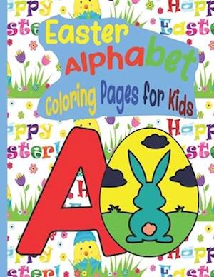 Coloring Easter Alphabet for Kids
