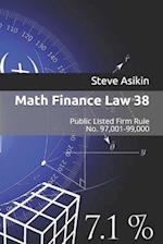 Math Finance Law 38