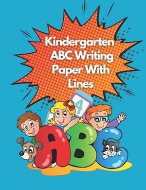 Kindergarten ABC Writing Paper With Lines