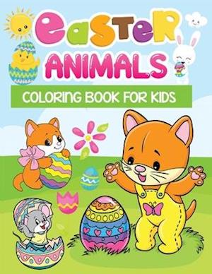 Easter Animals Coloring Book For Kids