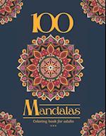 100 Mandalas Coloring book for adults