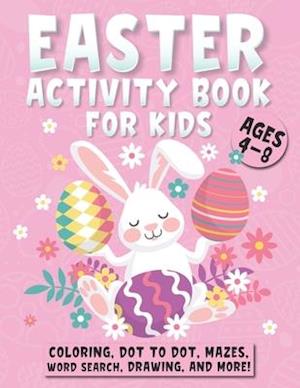 Easter Activity Book For Kids Ages 4-8