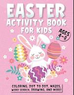 Easter Activity Book For Kids Ages 4-8