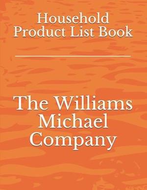 Household Product List Book