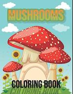 Mushrooms Coloring Book