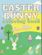 Easter Bunny Coloring Book For Kids