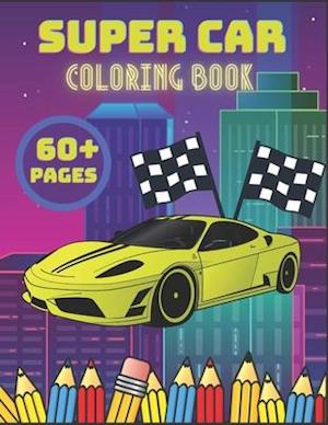 Supercar Coloring Book