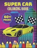 Supercar Coloring Book