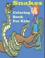 Snakes coloring book for kids