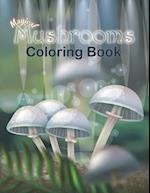 Magical Mushrooms Coloring Book