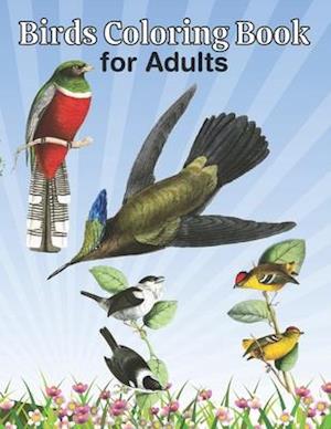 Birds Coloring Book for Adults