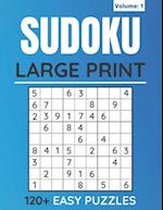 Sudoku Large Print 120+ Easy Puzzles