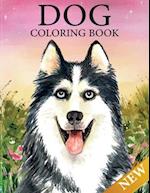 Dog Coloring book: For adults, kids, boys and girls. 30 beautiful illustrations of Dogs to color ( huskies, pitbulls, pugs, golden retrievers, Chihuah