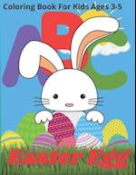 Easter Egg Coloring Book For Kids Ages 3-5
