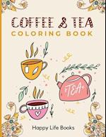 Coffee & Tea Coloring Book