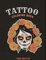 Tattoo Coloring Book For Adults