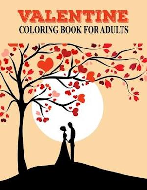 Valentine coloring book for adults