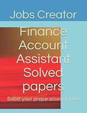 Finance Account Assistant Solved papers