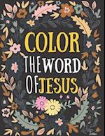 color the word of jesus