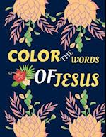 color the words of Jesus