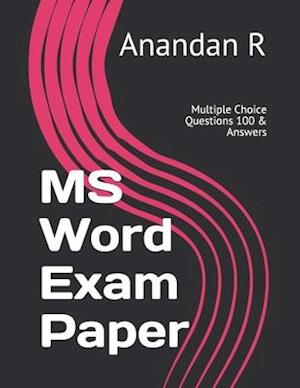 MS Word Exam Paper