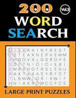 200 WORD SEARCH LARGE PRINT PUZZLES (Vol.3)