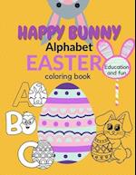 Happy Banny Alphabet Easter Coloring Book