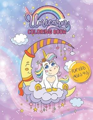 Unicorn Coloring Book For Kids Ages 4-8