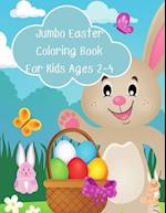 Jumbo Easter Coloring Book For Kids Ages 2-4