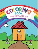 Coloring Book For Kids Ages 4-8