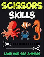 Scissors Skills Land and Sea Animals