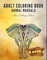 Adult Coloring BOOK Animal Mandala