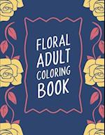 Floral Adult Coloring Book