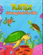 Turtle Coloring Book for Kids