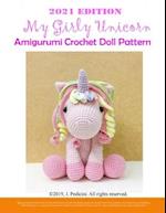 My Girly Unicorn Amigurumi Crochet Doll Pattern 2021